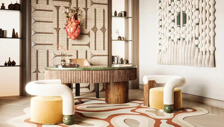 Oslo Minimal Modern Office Room - 2