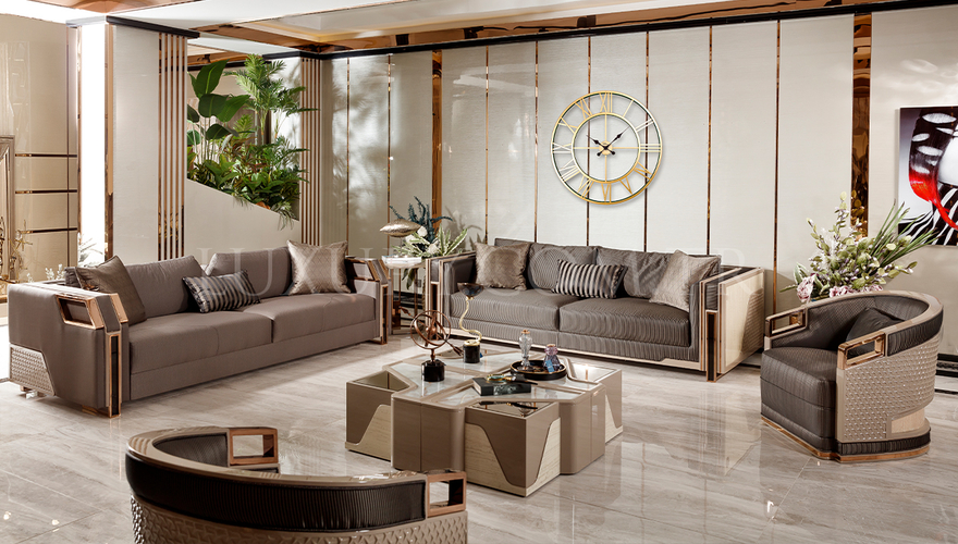 Oslov Metal Sofa Set - 525