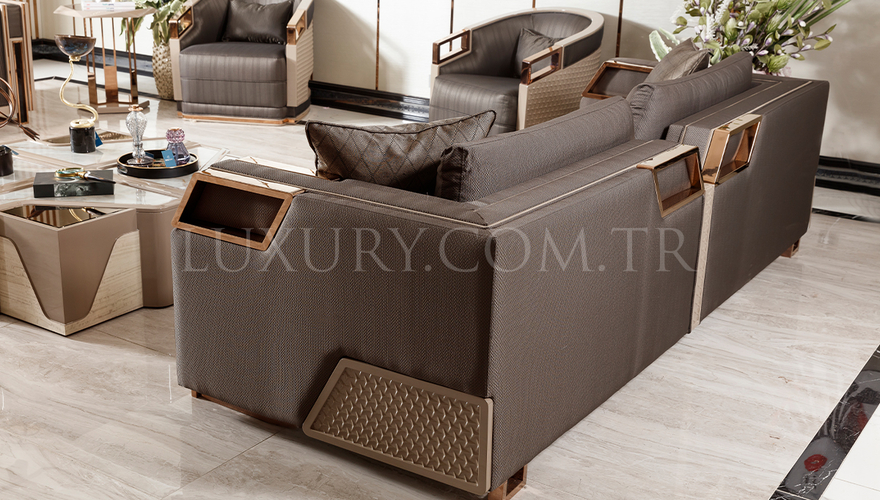 Oslov Metal Sofa Set - 11