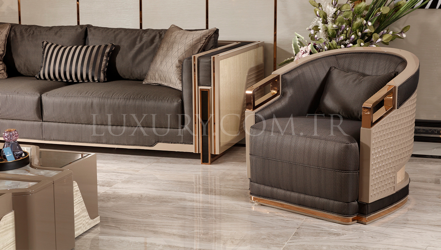 Oslov Metal Sofa Set - 4