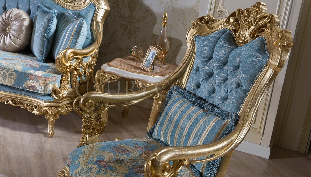 Ottoman Classic Living Room - 5