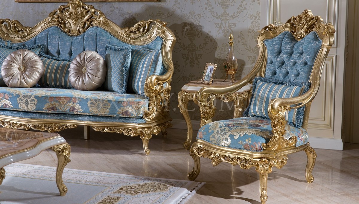 Ottoman Classic Living Room - 12