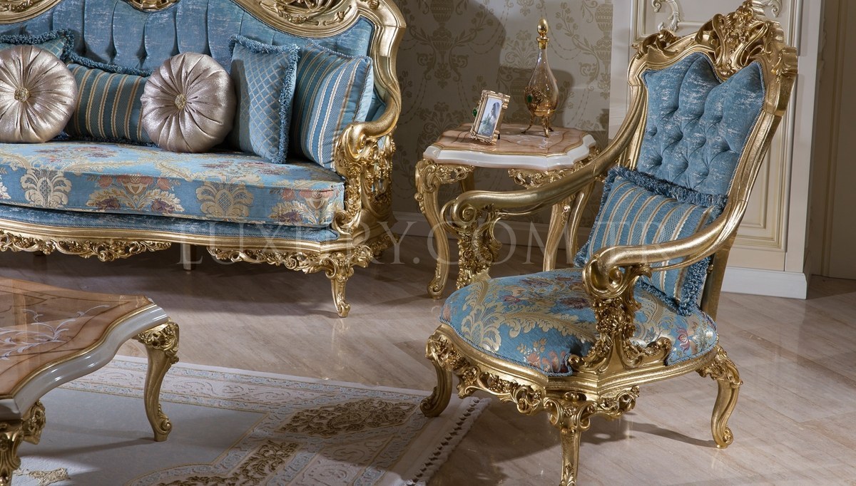 Ottoman Classic Living Room - 13