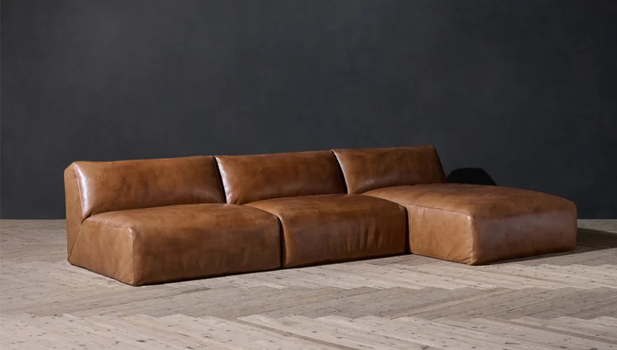 Oxford Kahverengi Chester Köşe Koltuk - 4