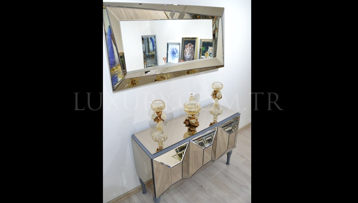 Palma Mirrored Dresser - 1042