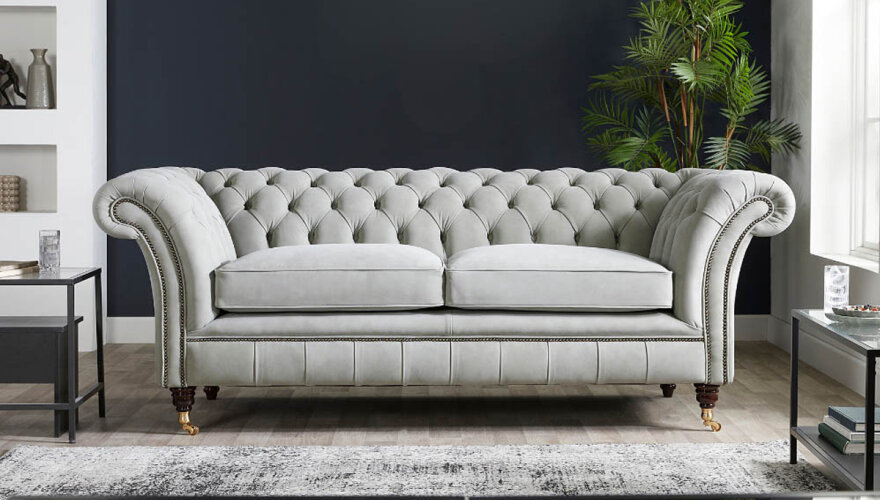 Paris Gri Chester Kanepe - 1102 Luxury Line