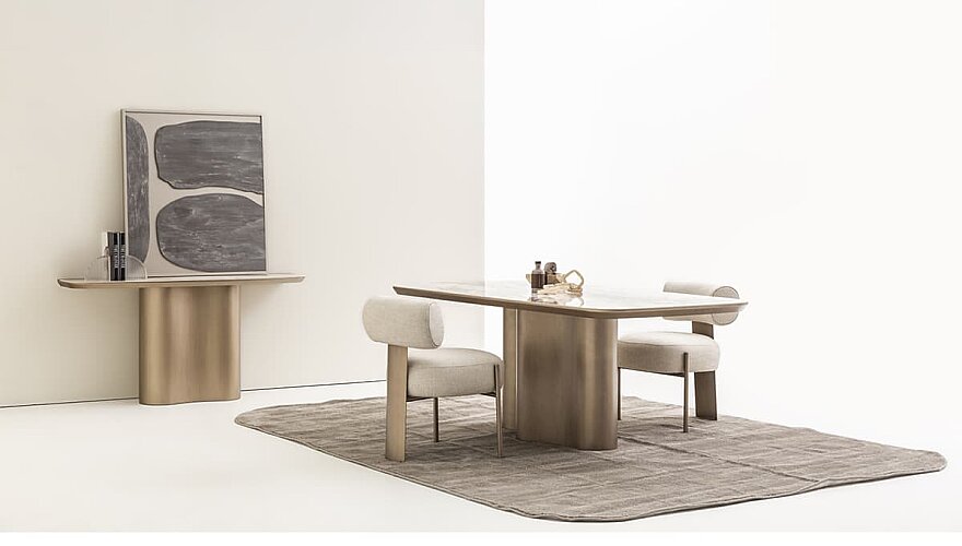Pera Bej Modern Yemek Odası - 3