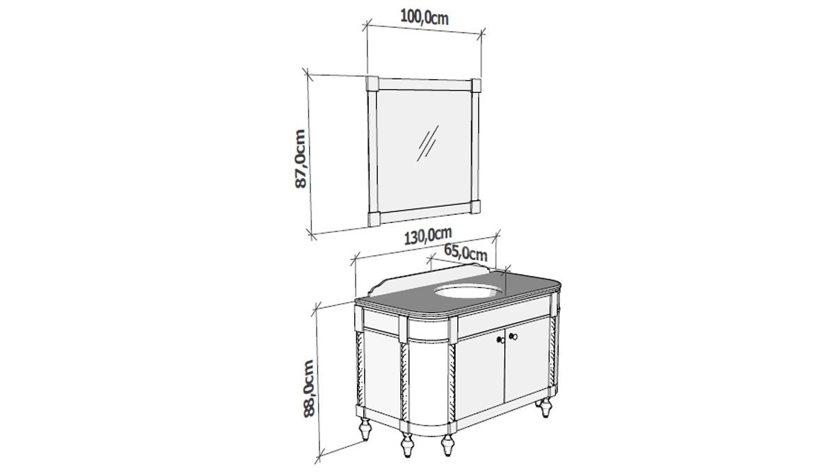 Perena Classic Bathroom Set - 4