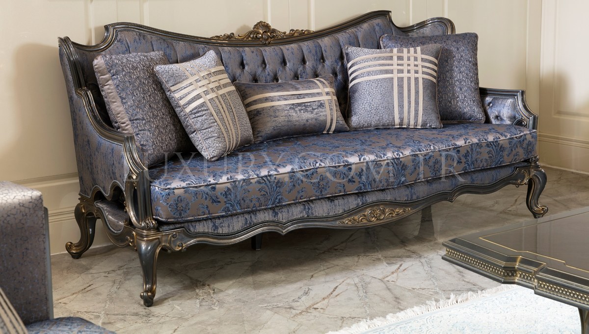 Petrona Art Deco Sofa Set - 8
