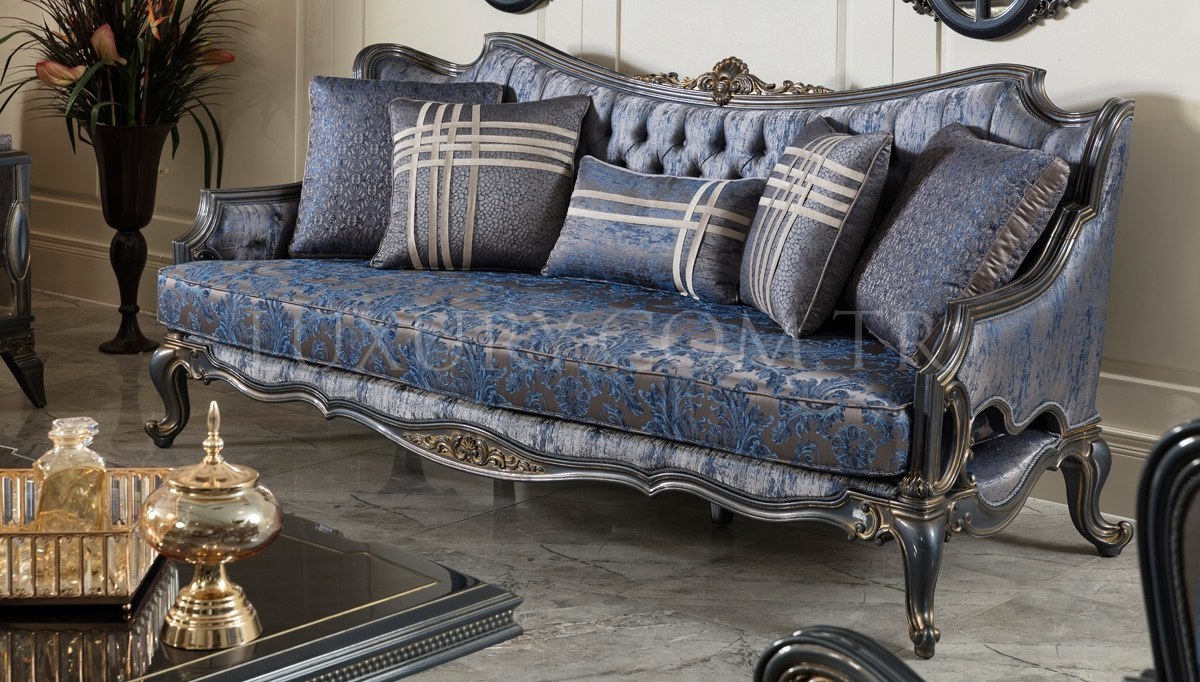 Petrona Art Deco Sofa Set - 4