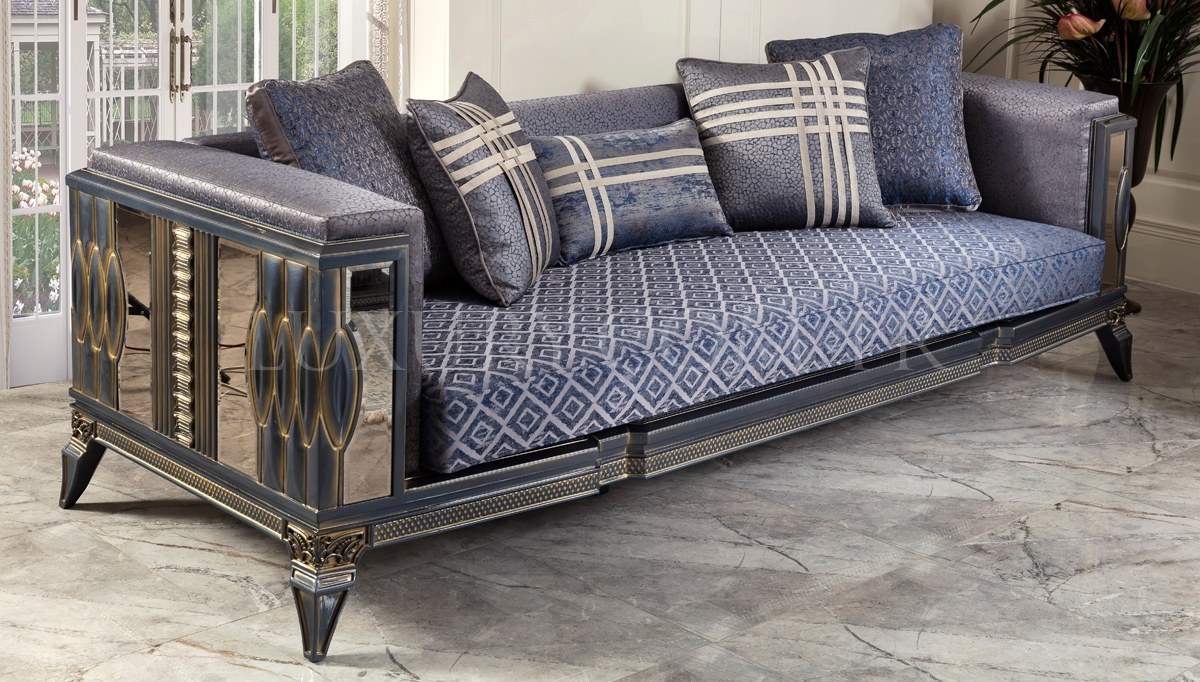Petrona Art Deco Sofa Set - 3