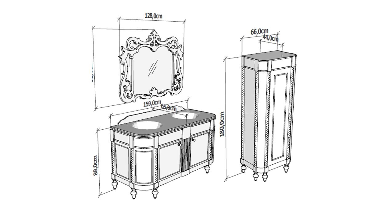 Pidersa Classic Bathroom Set - 6