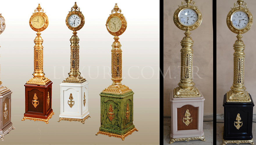 Pırlanta Bronze Clock - 1050