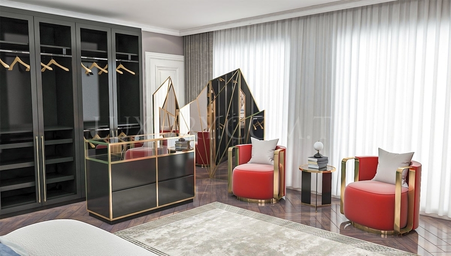 Polya Yatak Odası Dekorasyonu Projesi - 5