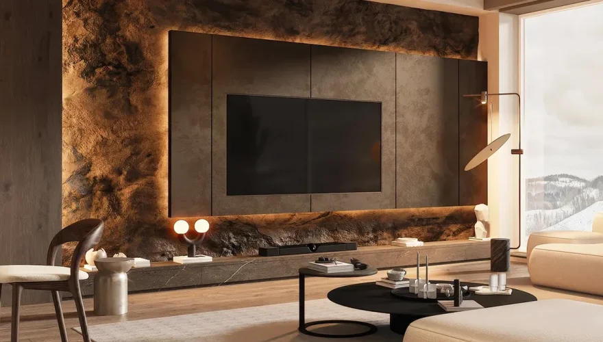 Porto Country Wall TV Unit - 1