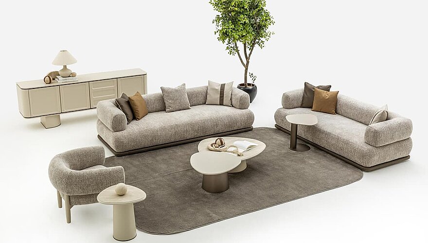 Portofino Minimalist Koltuk Takımı - 4
