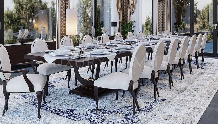 Preston Wooden Dining Table - 525