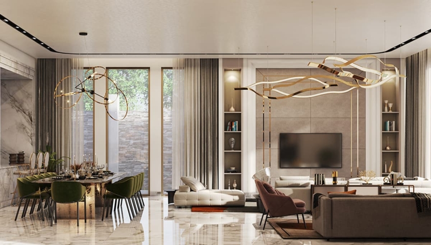 Projet d’Ameublement et de Décoration de la Villa Acarkent - 