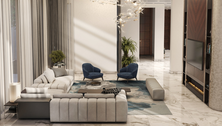 Projet d’Ameublement et de Décoration de la Villa Acarkent - 5