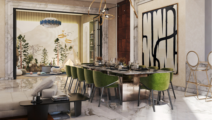Projet d’Ameublement et de Décoration de la Villa Acarkent - 11