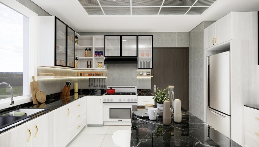 Projet de décoration de cuisine au Kazakhstan - 4