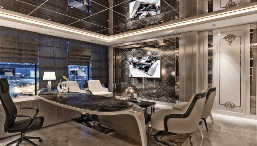 Projet de Mobilier de Bureau de Luxe en Bulgarie - 1102 Luxury Line