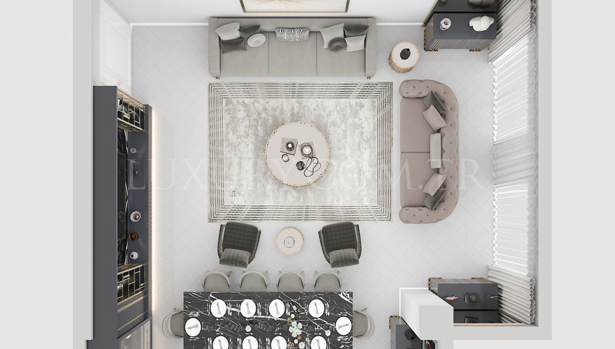 Projet de Mobilier Résidence Ritz Carlton - 7