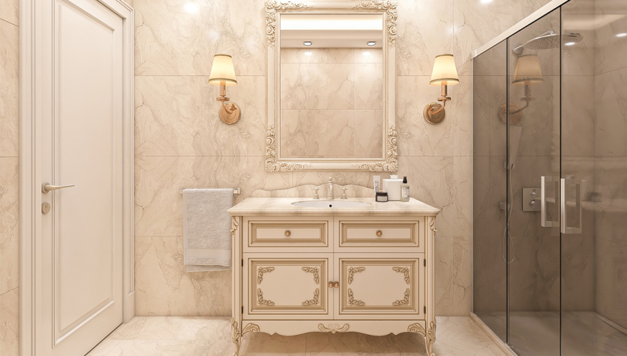 Projet de salle de bain à Büyükçekmece Alkent 2000 - 2