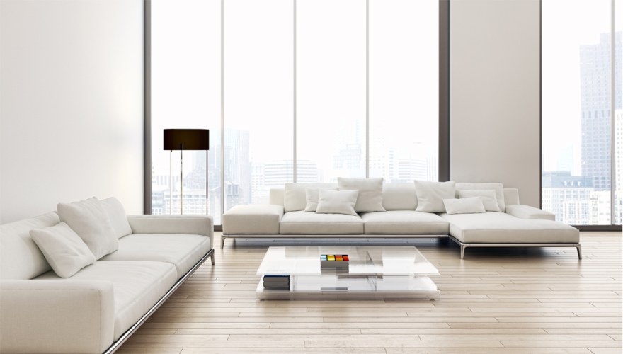 Purple Living Room Decoration - 