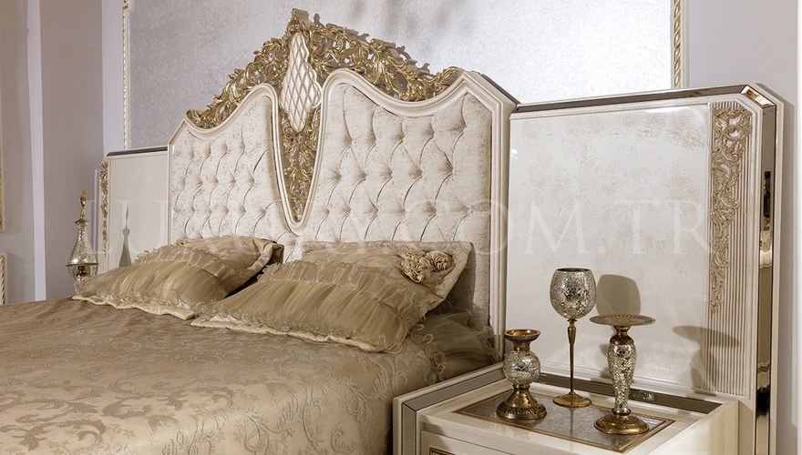 Rabesa Lüks Beyaz Yatak Odası - 10