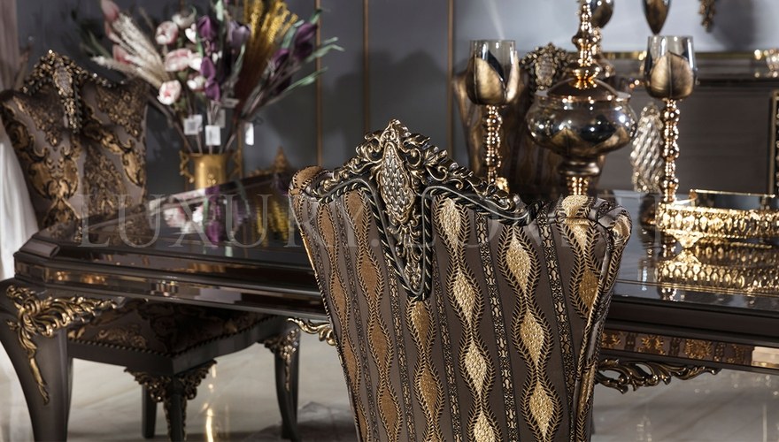 Rabesa Avangarde Table à Manger Marron - 16