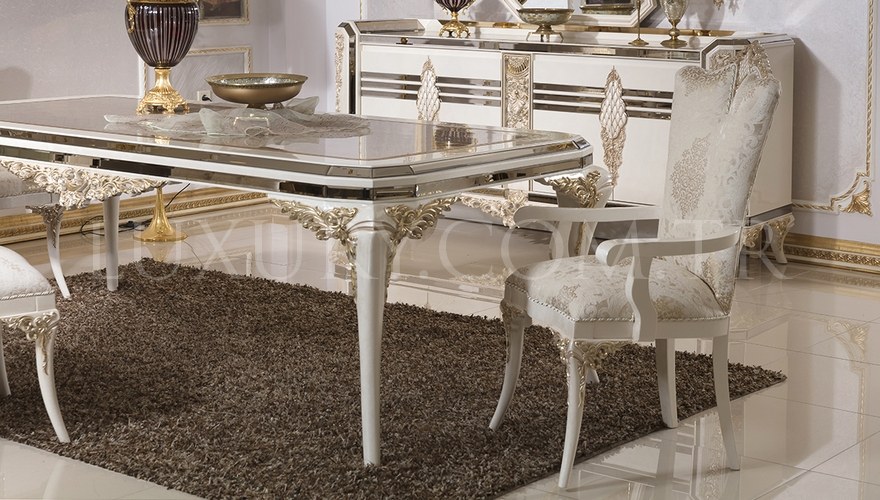 Rabesa White Dining Room - 3