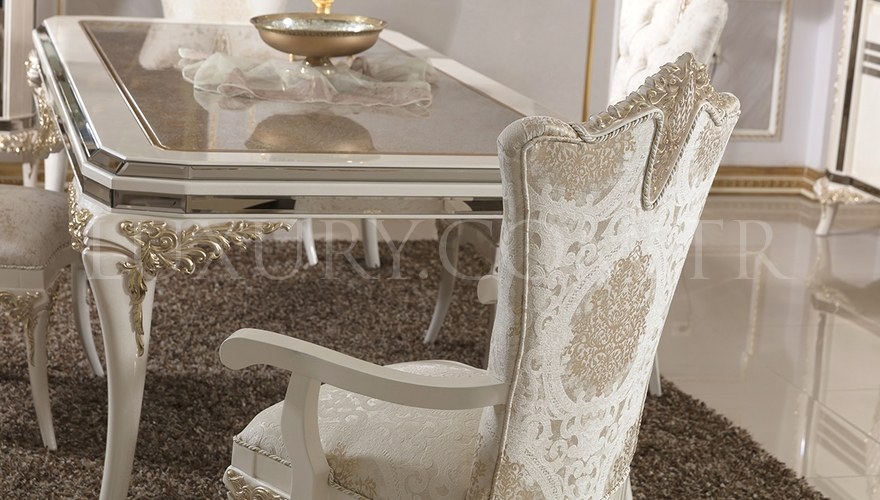 Rabesa White Dining Room - 25