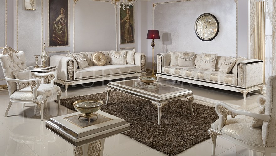 Rabesa White Living Room - 16