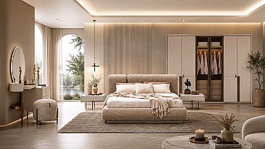 Ravello Metalik Detaylı Yatak Odası - 1182