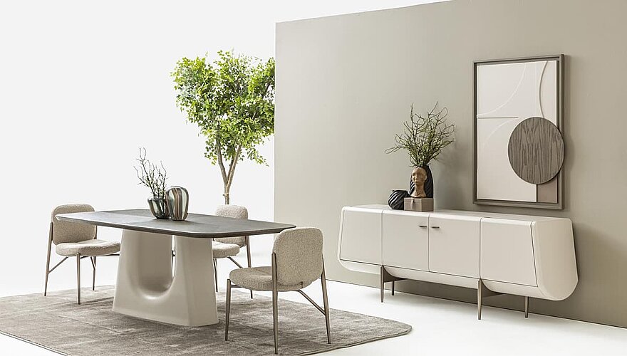 Ravello Metalik Detaylı Yemek Odası - 2
