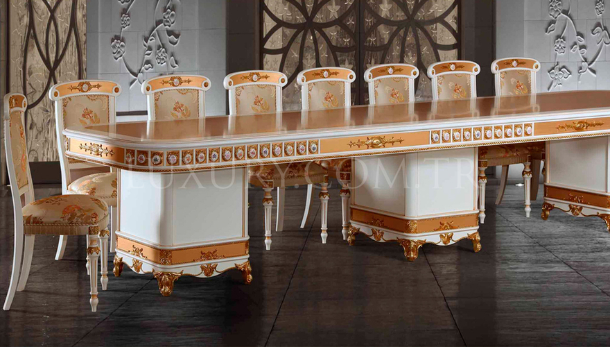 Renomas Wooden Dining Table - 