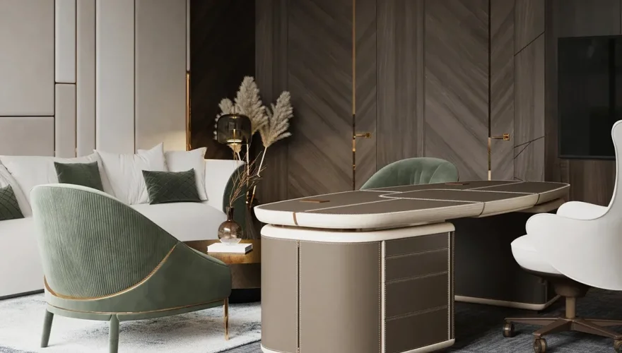 River Modern Office Set - 4