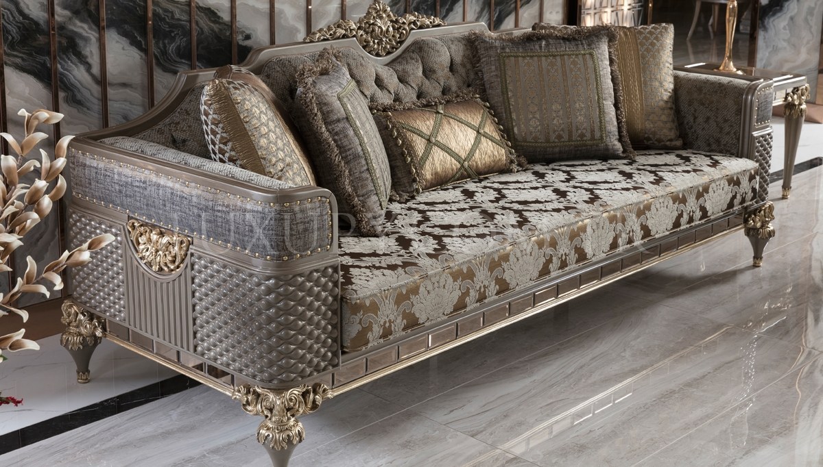 Rivesa Art Deco Sofa Set - 8