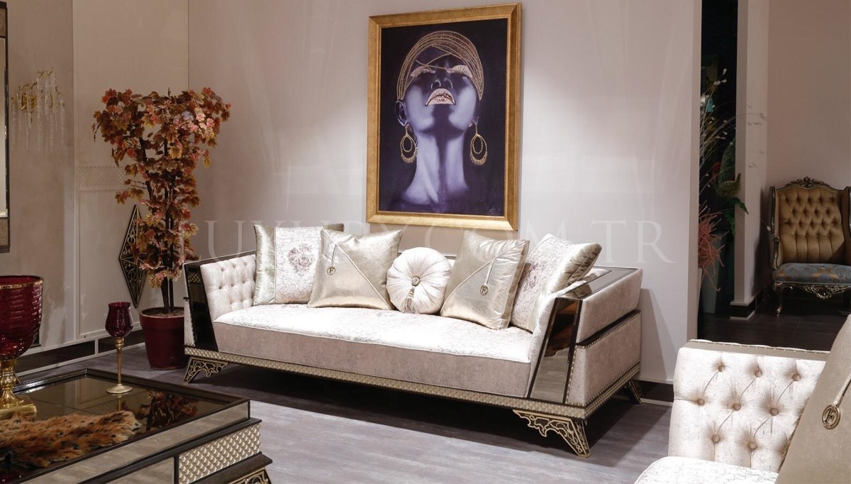 Romenas Art Deco Sofa Set - 7
