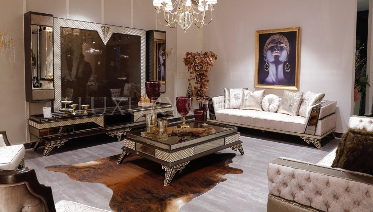 Romenas Art Deco Sofa Set - 5