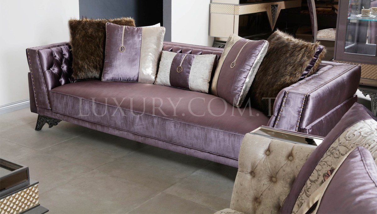 Romenas Art Deco Sofa Set - 3
