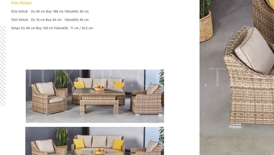 Romeo Garden Sofa Set - 3