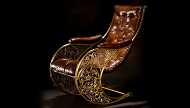 Rosana Classic Bronz Makam Koltuğu - 1050