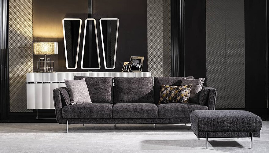 Rosella Metal Detaylı Koltuk Takımı - 3