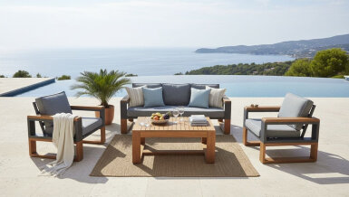 Rossa Alüminyum Bahçe Oturma Grubu - 1179