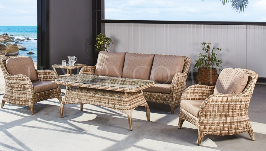 Royal Bahçe Koltuk Takımı Krem - 1064