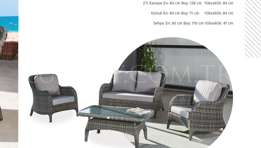 Royal Garden Sofa Set - 3
