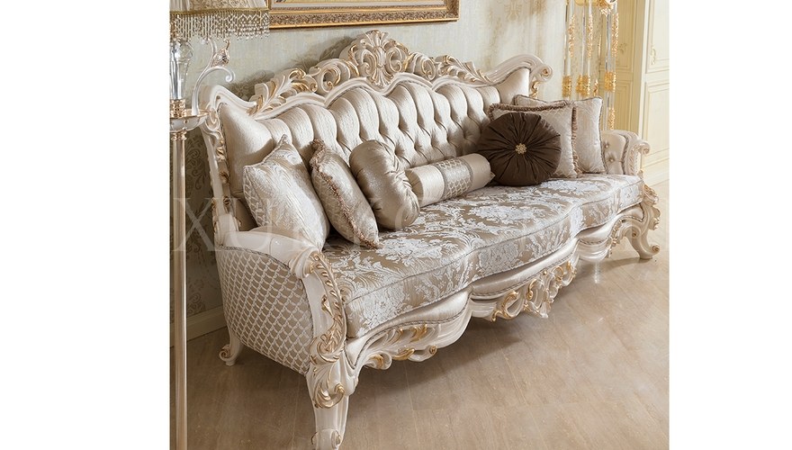 Royela Classic White Living Room - 8