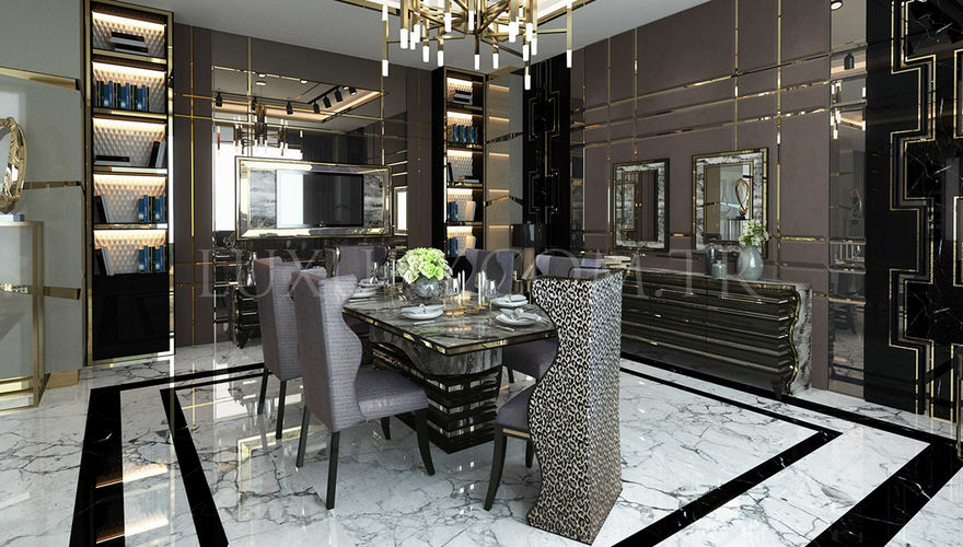 1068 - Sacramento Luxury Yemek Odası